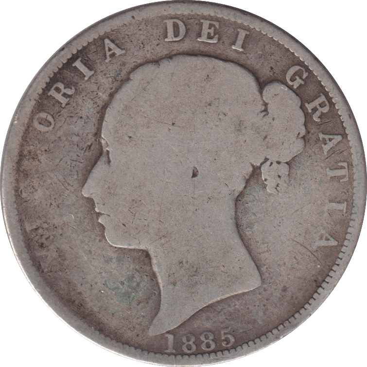 1885 HALFCROWN ( FAIR ) - HALFCROWN - Cambridgeshire Coins