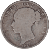 1885 HALFCROWN ( FAIR ) - HALFCROWN - Cambridgeshire Coins