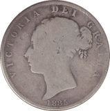 1885 HALFCROWN ( FINE ) 1 - HALFCROWN - Cambridgeshire Coins