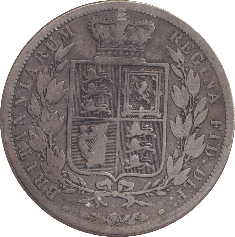 1885 HALFCROWN ( FINE ) 1 - HALFCROWN - Cambridgeshire Coins