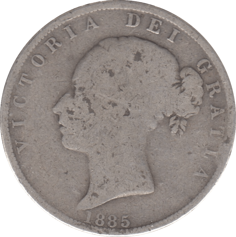 1885 HALFCROWN ( FINE ) - HALFCROWN - Cambridgeshire Coins