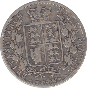 1885 HALFCROWN ( FINE ) - HALFCROWN - Cambridgeshire Coins