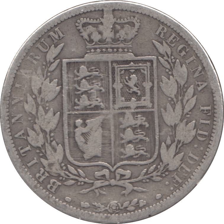 1885 HALFCROWN ( FINE ) - HALFCROWN - Cambridgeshire Coins