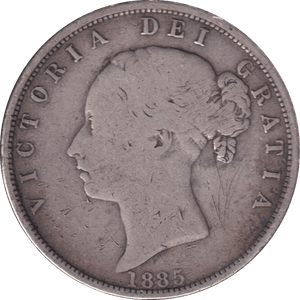 1885 HALFCROWN ( GF ) - HALFCROWN - Cambridgeshire Coins