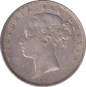 1885 HALFCROWN ( GVF ) - WORLD COINS - Cambridgeshire Coins