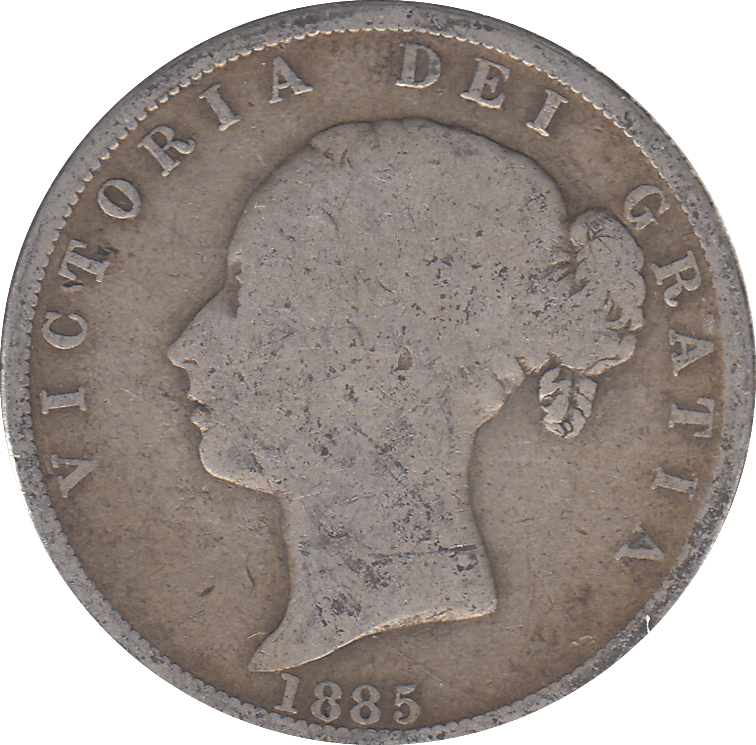 1885 HALFCROWN ( NF ) - HALFCROWN - Cambridgeshire Coins
