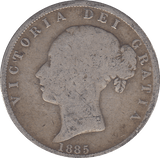 1885 HALFCROWN ( NF ) - HALFCROWN - Cambridgeshire Coins