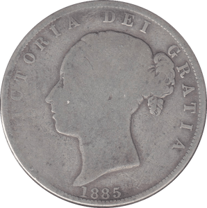 1885 HALFCROWN ( NF ) - HALFCROWN - Cambridgeshire Coins