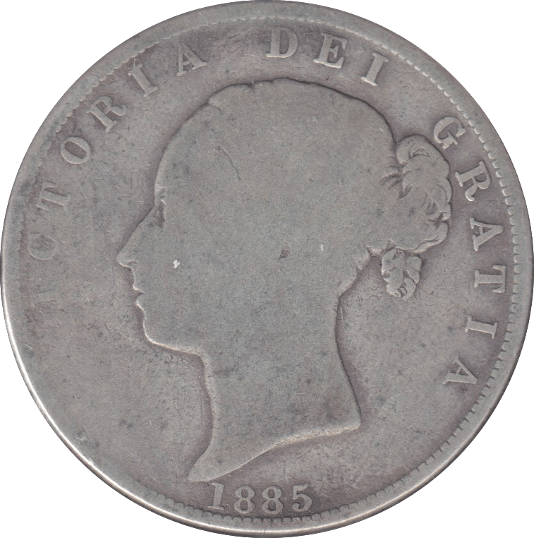 1885 HALFCROWN ( NF ) - HALFCROWN - Cambridgeshire Coins