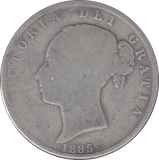 1885 HALFCROWN ( NF ) - HALFCROWN - Cambridgeshire Coins