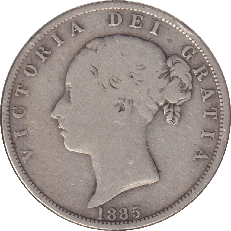 1885 HALFCROWN ( NF ) - WORLD COINS - Cambridgeshire Coins