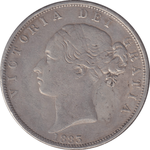 1885 HALFCROWN ( VF ) - HALFCROWN - Cambridgeshire Coins