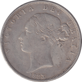 1885 HALFCROWN ( VF ) - HALFCROWN - Cambridgeshire Coins