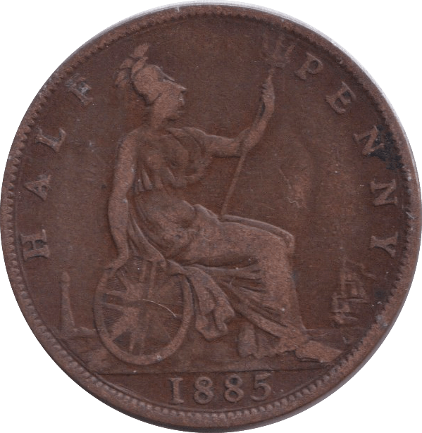 1885 HALFPENNY ( FINE ) - HALFPENNY - Cambridgeshire Coins