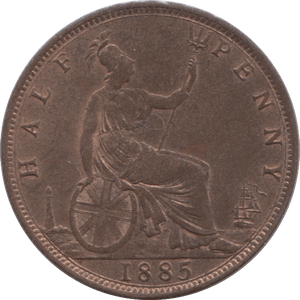 1885 HALFPENNY ( GVF ) - Halfpenny - Cambridgeshire Coins