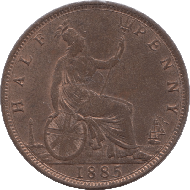 1885 HALFPENNY ( GVF ) - Halfpenny - Cambridgeshire Coins