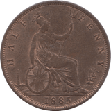 1885 HALFPENNY ( GVF ) - Halfpenny - Cambridgeshire Coins