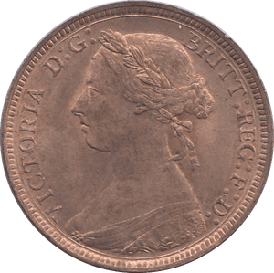 1885 HALFPENNY ( UNC ) - HALFPENNY - Cambridgeshire Coins
