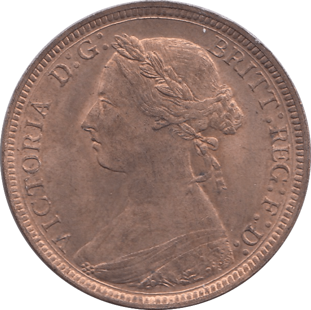 1885 HALFPENNY ( UNC ) - HALFPENNY - Cambridgeshire Coins