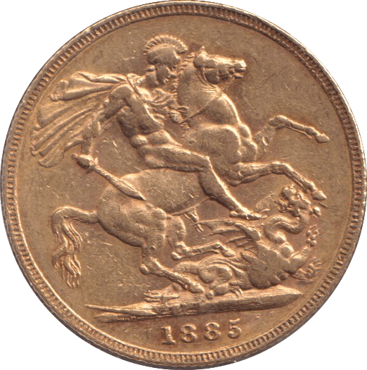1885 M 1 GOLD SOVEREIGN ( GVF ) - SOVEREIGN - Cambridgeshire Coins