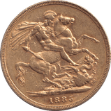 1885 M 1 GOLD SOVEREIGN ( GVF ) - SOVEREIGN - Cambridgeshire Coins