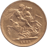 1885 M 4 GOLD SOVEREIGN ( GVF ) (Copy) - SOVEREIGN - Cambridgeshire Coins