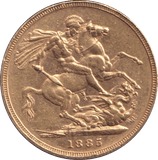 1885 M GOLD SOVEREIGN ( EF ) - SOVEREIGN - Cambridgeshire Coins