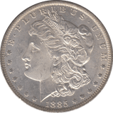 1885 MORGAN DOLLAR USA NEW ORLEANS MINT - SILVER WORLD COINS - Cambridgeshire Coins