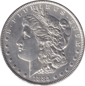 1885 MORGAN DOLLAR USA PHILADEPHIA MINT - SILVER WORLD COINS - Cambridgeshire Coins