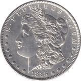 1885 MORGAN DOLLAR USA PHILADEPHIA MINT - SILVER WORLD COINS - Cambridgeshire Coins