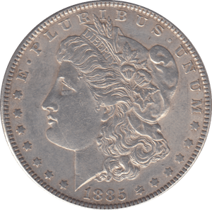 1885 ONE DOLLAR USA - WORLD COINS - Cambridgeshire Coins