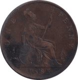 1885 PENNY ( GF ) - PENNY - Cambridgeshire Coins