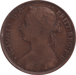 1885 PENNY ( GVF ) - PENNY - Cambridgeshire Coins