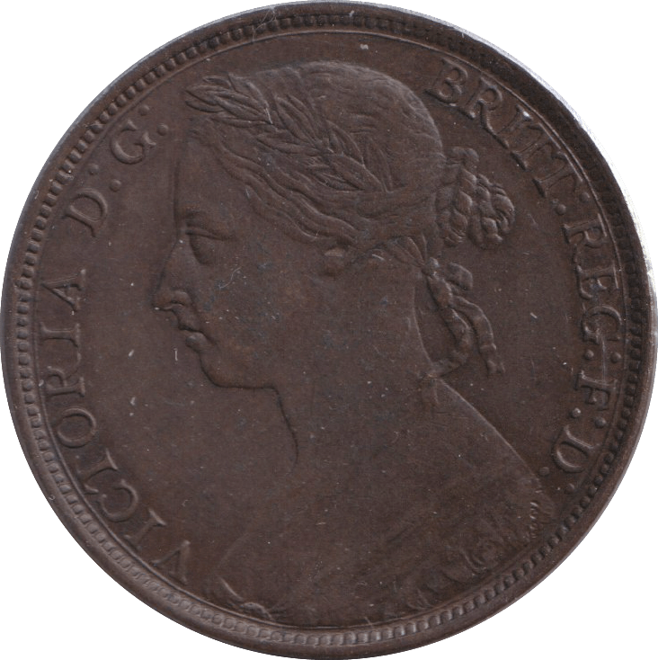1885 PENNY ( GVF ) - PENNY - Cambridgeshire Coins
