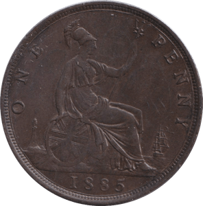 1885 PENNY ( GVF ) - PENNY - Cambridgeshire Coins