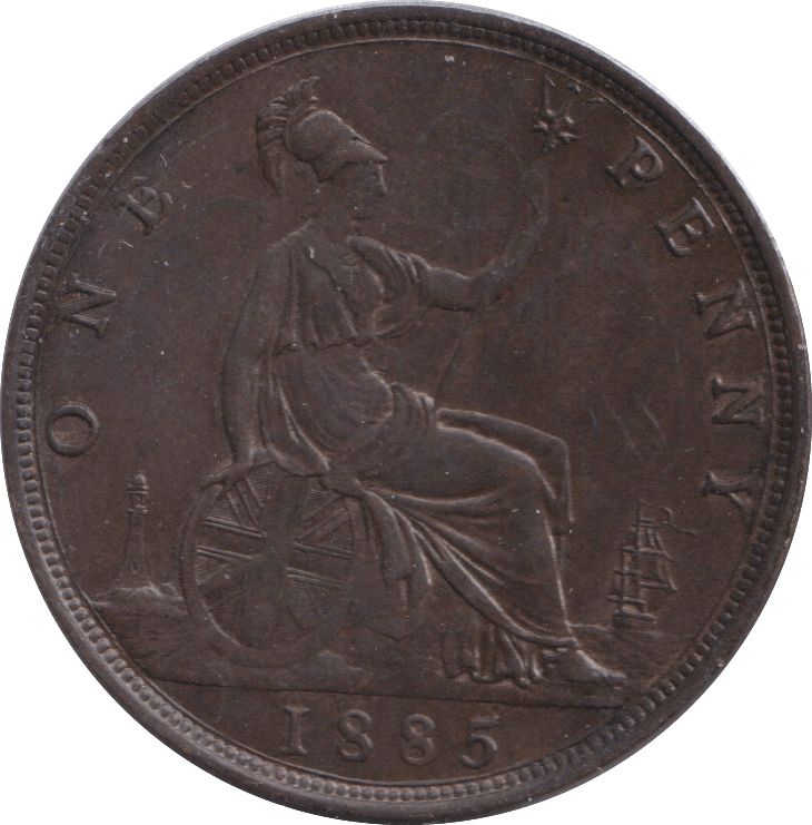1885 PENNY ( GVF ) - PENNY - Cambridgeshire Coins