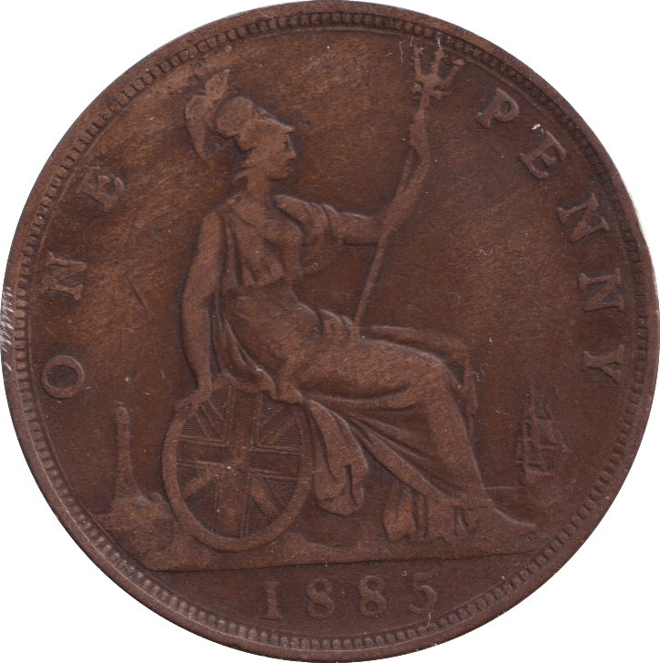 1885 PENNY ( GVF ) - PENNY - Cambridgeshire Coins