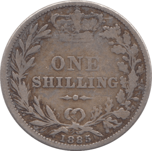 1885 SHILLING ( FAIR ) - Shilling - Cambridgeshire Coins