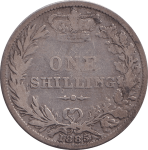 1885 SHILLING ( FINE ) 1 - SHILLING - Cambridgeshire Coins