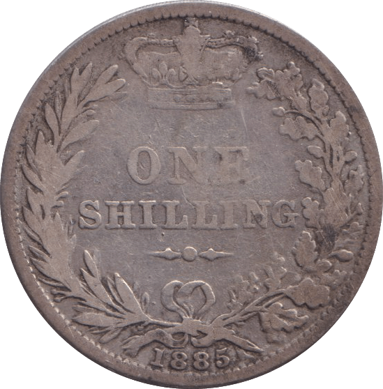 1885 SHILLING ( FINE ) 1 - SHILLING - Cambridgeshire Coins