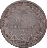 1885 SHILLING ( FINE ) 1 - SHILLING - Cambridgeshire Coins