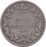1885 SHILLING ( FINE ) - SHILLING - Cambridgeshire Coins