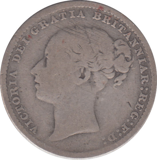 1885 SHILLING ( FINE ) - SHILLING - Cambridgeshire Coins