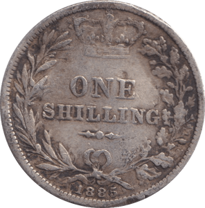1885 SHILLING ( FINE ) - SHILLING - Cambridgeshire Coins