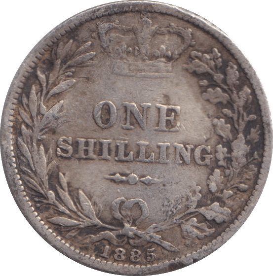 1885 SHILLING ( FINE ) - SHILLING - Cambridgeshire Coins