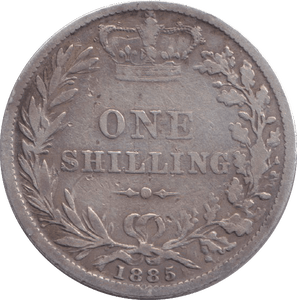 1885 SHILLING ( FINE ) - SHILLING - Cambridgeshire Coins