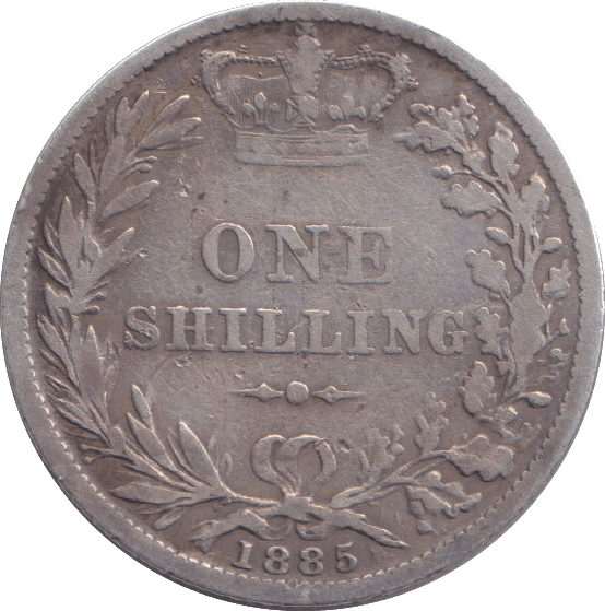 1885 SHILLING ( FINE ) - SHILLING - Cambridgeshire Coins
