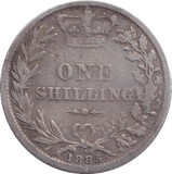 1885 SHILLING ( FINE ) - SHILLING - Cambridgeshire Coins