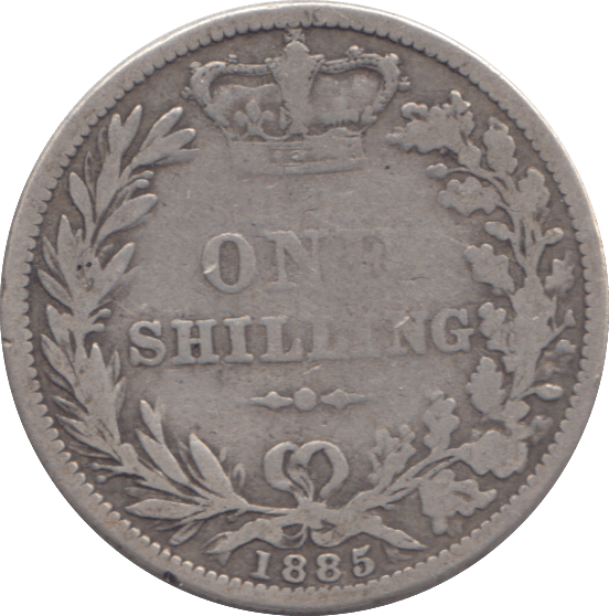 1885 SHILLING ( FINE ) - SHILLING - Cambridgeshire Coins