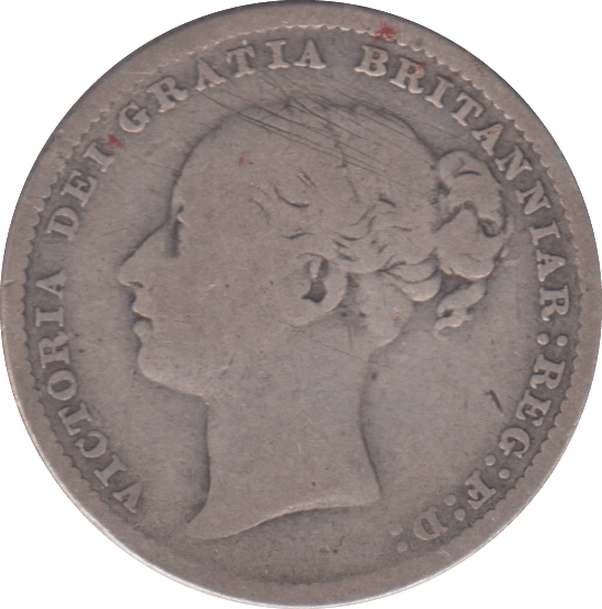 1885 SHILLING ( FINE ) - SHILLING - Cambridgeshire Coins